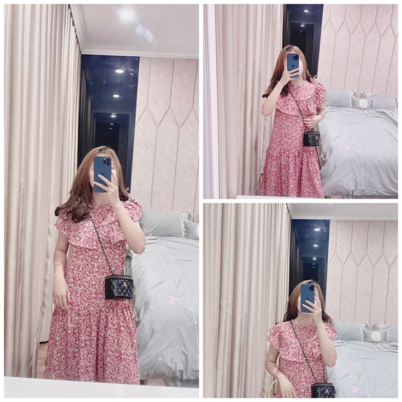 Váy hoa nhí dáng maxi,đầm hoa nhí dáng maxi thời trang nữ cao cấp Mi Clothing | BigBuy360 - bigbuy360.vn