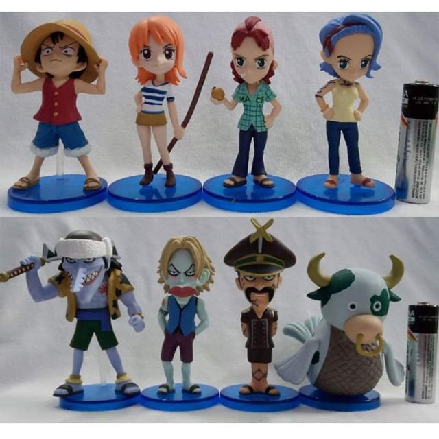 CHÍNH HÃNG Set 8 mô hình One Piece WCF tv Vol.12 Arlong Pirates Vua hải tặc