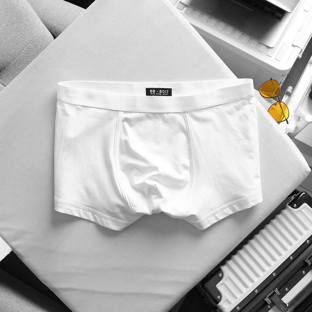 Quần lót boxer nam độ co dãn đàn hồi cực tốt bigsize quần lót nam thun cotton 4 chiều đủ màu - 80-140kg