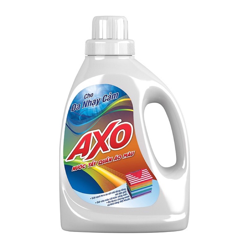 Nước Tẩy Quần Áo Màu Hương Thanh Khiết Axo 800ml