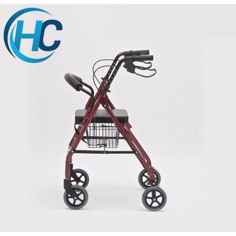 Xe Tập Đi  Lucass W-14 , khung tập đi 4 Bánh, Có Ghế, Thắng Tay, Giỏ Đựng