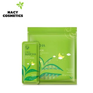 Mặt Nạ Ngủ Trà Xanh Laikou Làm Sạch Sâu cho Da Mặt 5gx12 gói