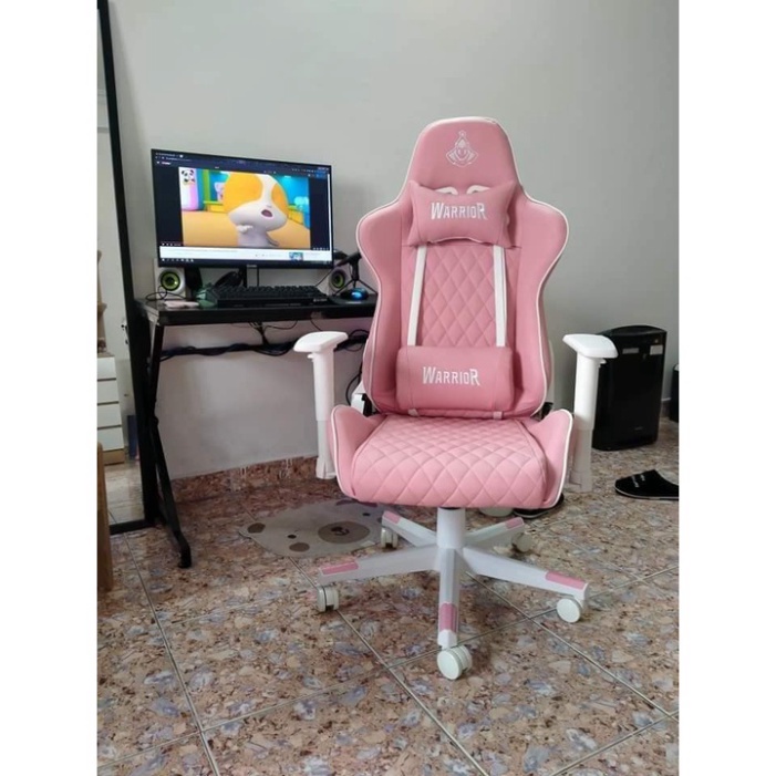 Ghế Gaming Warrior WGC206 Pink
