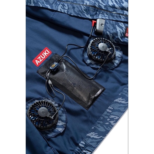 áo điều hoà quạt gió Azuki Nhật bản