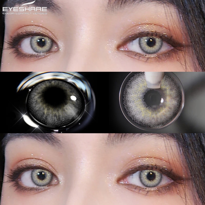 Cặp kính áp tròng EYESHARE mềm mại màu sắc thời trang dành cho mắt
