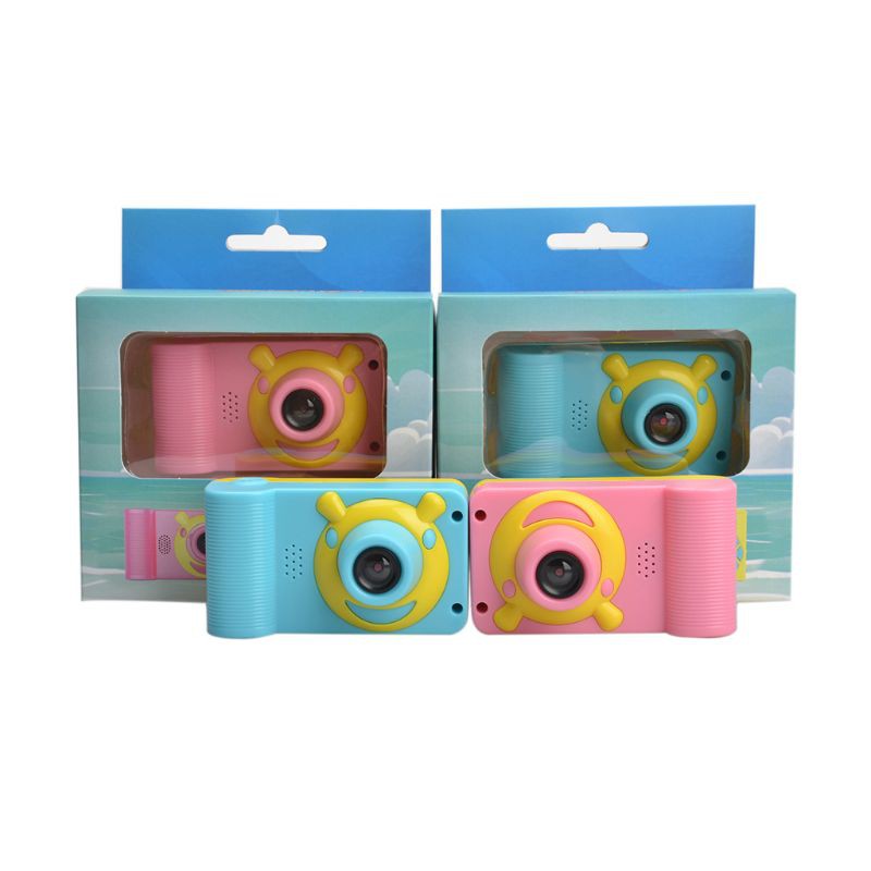 Bang♔ Mini Digital Camera 2 Inch Cartoon Cute Camera Toys 1080P Toddler Toys camera  