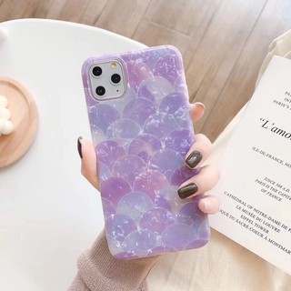 Ốp điện thoại mềm màu tím cẩm thạch cho IPHONE 11 11 PRO 11 PRO MAX