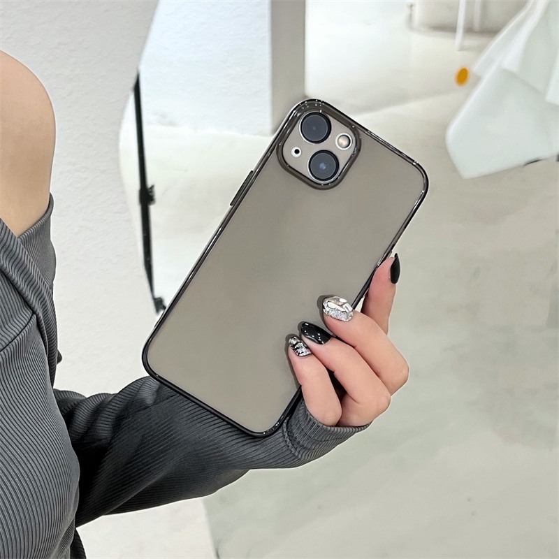 Ốp Điện Thoại Mềm Chống Rơi Cho iphone 15 pro max / 11 / 12 / 13 / 14 pro max xs xr xsmax i7 / 8plus