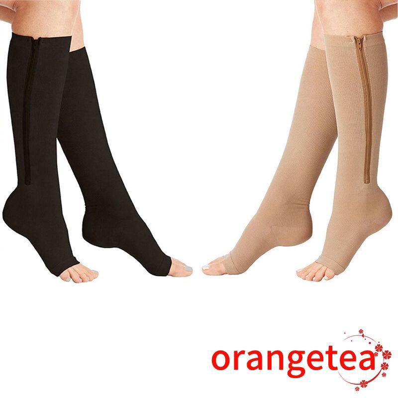 Vớ Nén Có Khóa Kéo Hỗ Trợ Đầu Gối / Đầu Gối Unisex Size A +