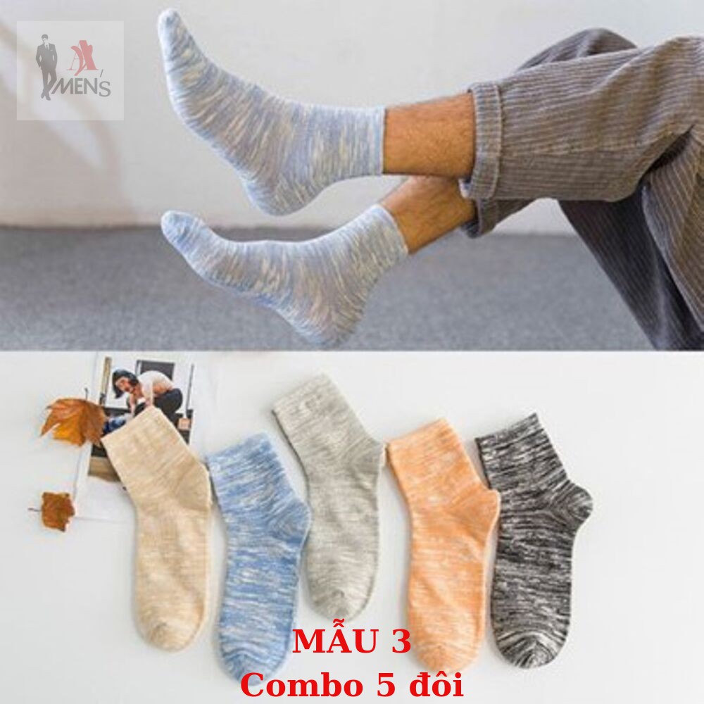 tất nam vớ nam cổ cao chống mùi hôi [COMBO 15 ĐÔI ] Hàng xuất nhật