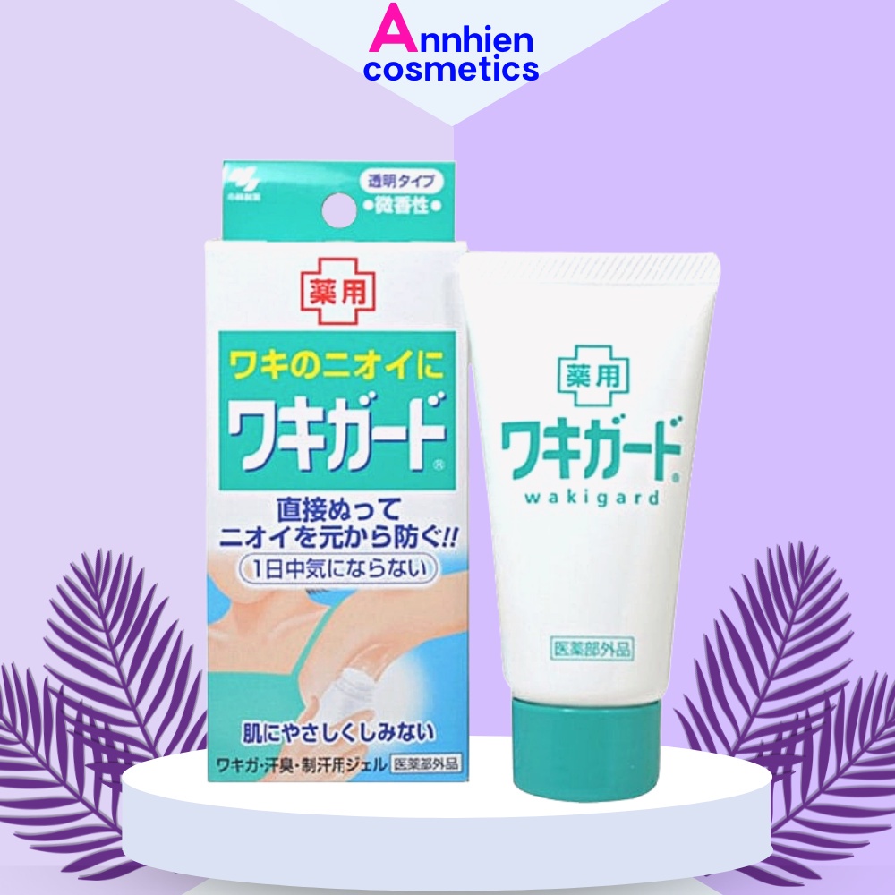 Lăn nách khử mùi cơ thể Kobayashi gel khử mùi hôi nách chính hãng Nhật Bản tuýp 50ml Rose.beautify