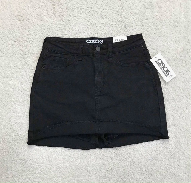 CHÂN VÁY JEANS TUA LAI BA MÀU CÓ QUẦN