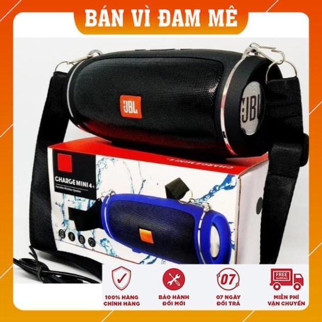 [FREESHIP CHÍNH HÃNG] Loa Bluetooth JBL Charge 4+ Mini bass tốt khoẻ - có dây đeo