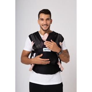 Địu trợ lực bubi gen 3 - lưới - đen