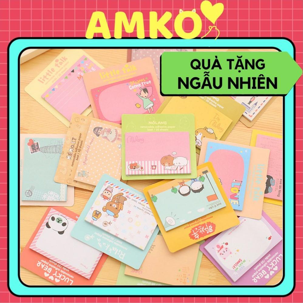 Giấy Ghi Chú Stiky Note Bookmark Dễ Thương AMKO N04