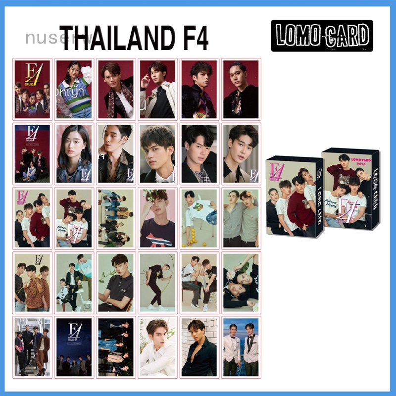 Hộp 30 Thẻ Hình Thần Tượng Thái Lan F4
