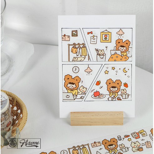 Cuộn Washi Hình Dán Sticker DIY Trang Trí Cực Dễ Thương - Văn Phòng Phẩm Sáng Tạo