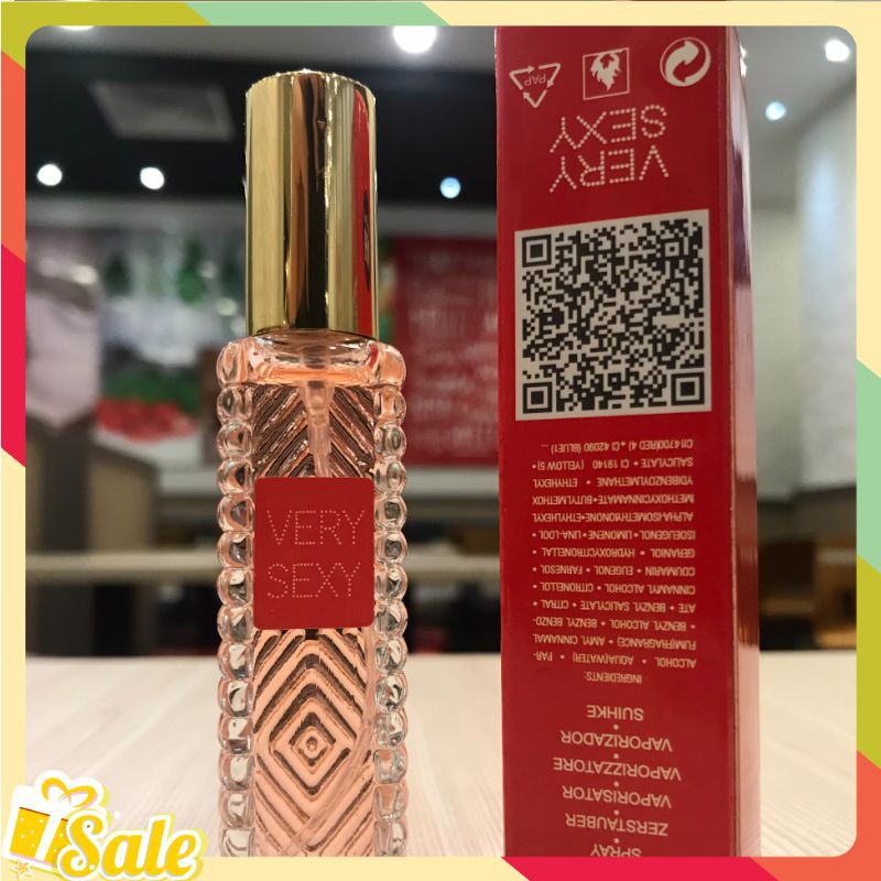Nước Hoa mini Very Sexy 20ml 6D Thơm Lâu 12h, Hương Thơm Sang Trọng, Quyến Rũ Nước Hoa Nữ Cao Cấp
