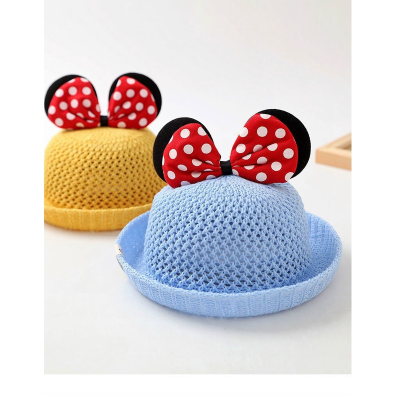 NÓN/ MŨ CÓI GẤU /MICKEY/ MẦM CÂY DỄ THƯƠNG CHO BÉ 10-24 THÁNG