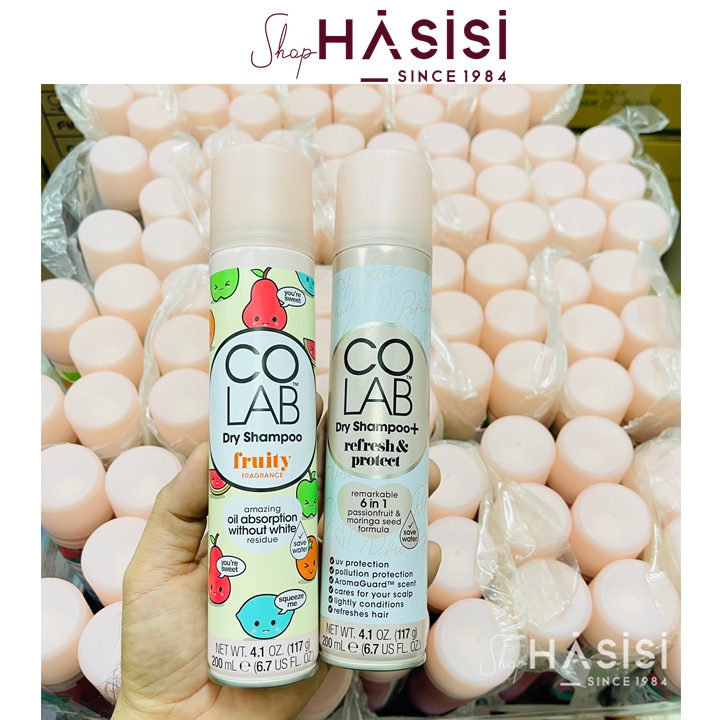Dầu Gội Khô COLAB - Dry Shampoo 117g