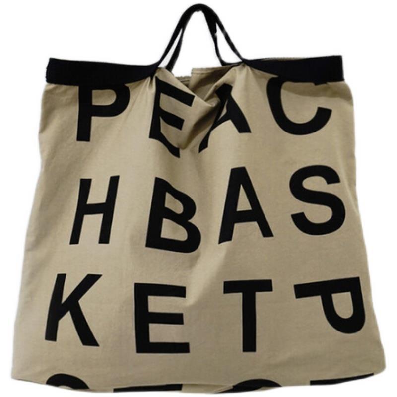 Túi xách in chữ màu sắc thời trang 2021 cá tính