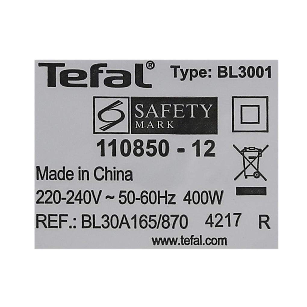 Máy xay sinh tố Tefal BL30A165 - Hàng chính hãng