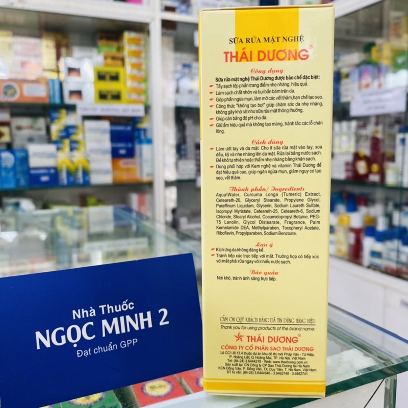 ✅ [Chính Hãng]Sữa rửa mặt nghệ thái dương ,Kem Nghệ THÁI DƯƠNG Nano Bạc 20g hàng chính hãng công ty sao thái dương