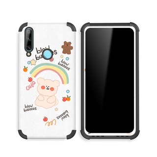 Ốp lưng Huawei Enjoy 8 9 Plus 10 Plus Silk Pattern Shockproof TPU Cover For Huawei Enjoy 10e Ốp lưng Silicone Phone Case and Tempered Glass Film