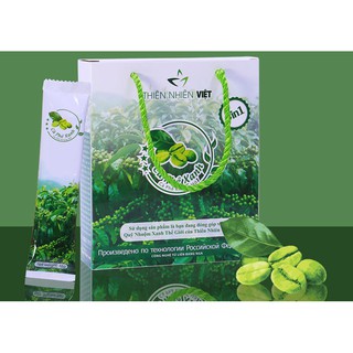 10 gói Cafe xanh kháng mỡ THIÊN NHIÊN VIỆT.