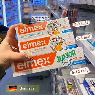 [CAO CẤP] Kem đánh răng Elmex trẻ em Nội địa Đức, kem đánh răng y tế cho các bé baby mọi độ tuổi - Nguồn hàng Đức