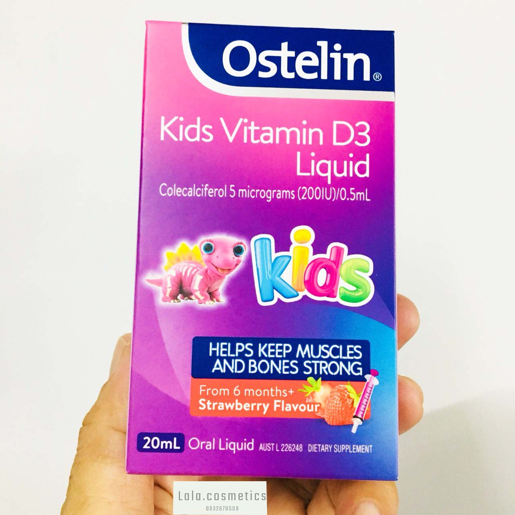 Vitamin D3 Ostelin bổ sung Vitamin D3 cho trẻ