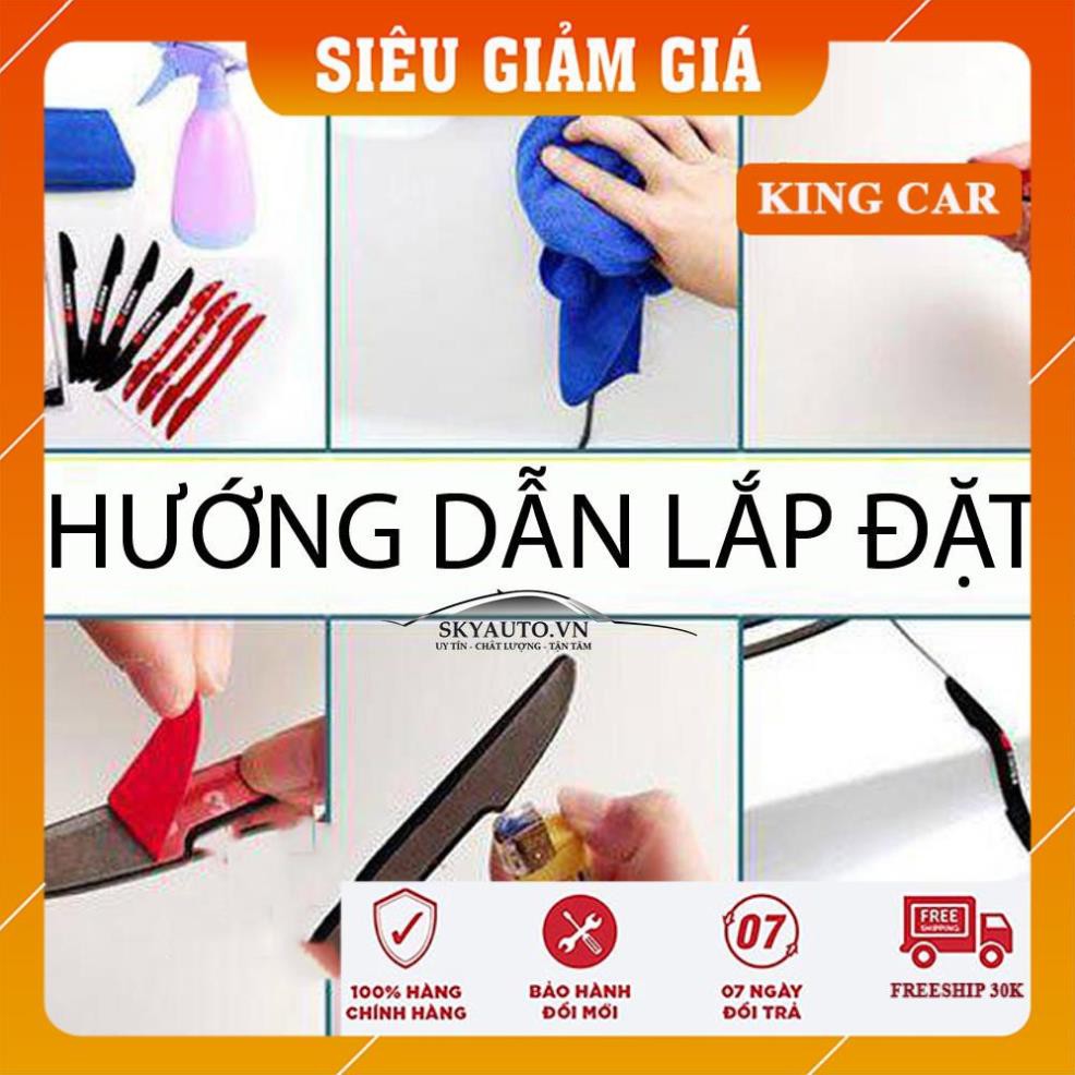 Nẹp cửa xe ô tô, bộ 4 nẹp chống va đập cửa ô tô có in logo theo hãng xe (có cả trơn) - Shop KingCar