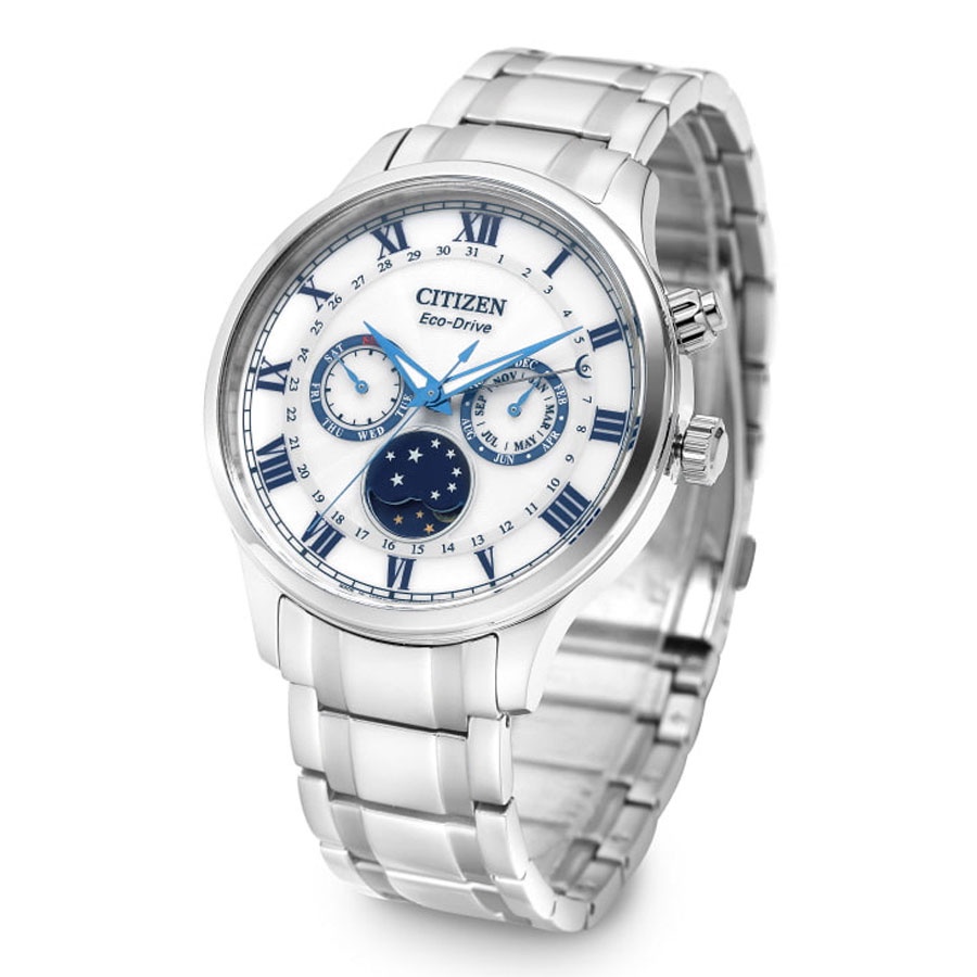 Đồng Hồ Nam Citizen Dây Thép Không Gỉ AP1050-81A - Mặt Trắng