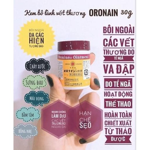 Kem Bôi Lành Vết Thương Oronine H Ointment Nhật Bản