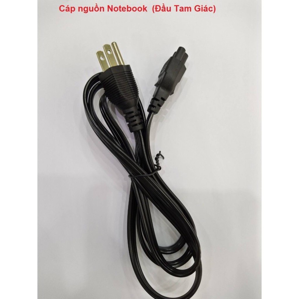 Dây Nguồn Laptop Dẹt Dài 1.5M. Dây Nguồn Dẹt [Tốt] Cắm Cho Adapter Laptop, Adapter Nguồn