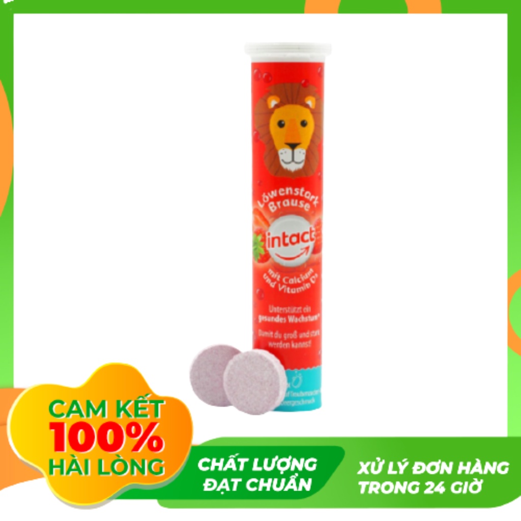 Intact Viên Sủi Bổ Sung Canxi Và D3 Cho Trẻ Em Calcium + D3