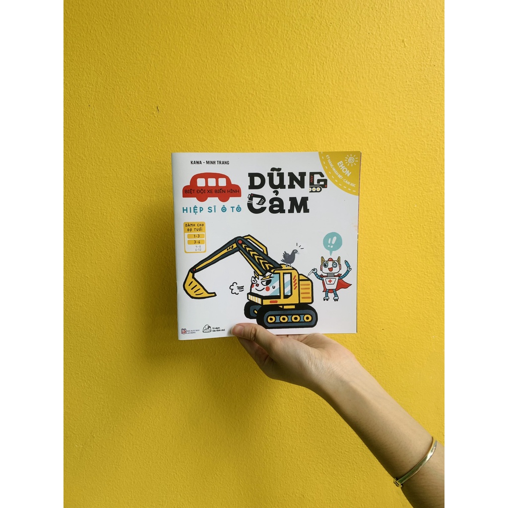 Sách Ehon Kỹ Năng Nhận Biết Cảm Xúc - Biệt Đội Xe Biến Hình - Hiệp Sĩ Ô Tô (Bộ 6 quyển)