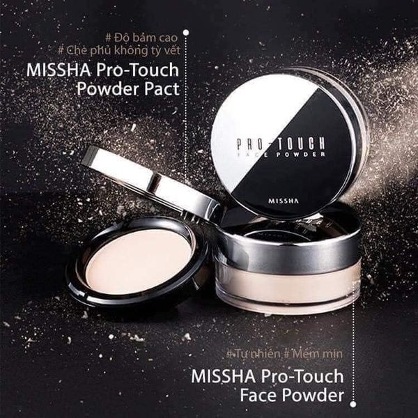 Phấn phủ dạng nén kiềm dầu Missha Pro-touch Powder Pact SPF25 PA++ 10g | BigBuy360 - bigbuy360.vn