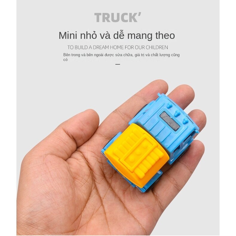 Bộ đồ chơi xe hơi hoạt hình BORAMMY Was623 cho bé trai