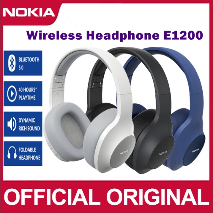 Tai Nghe Chụp Tai Bluetooth Không Dây Kèm Micro Cho Điện Thoại Nokia E1200