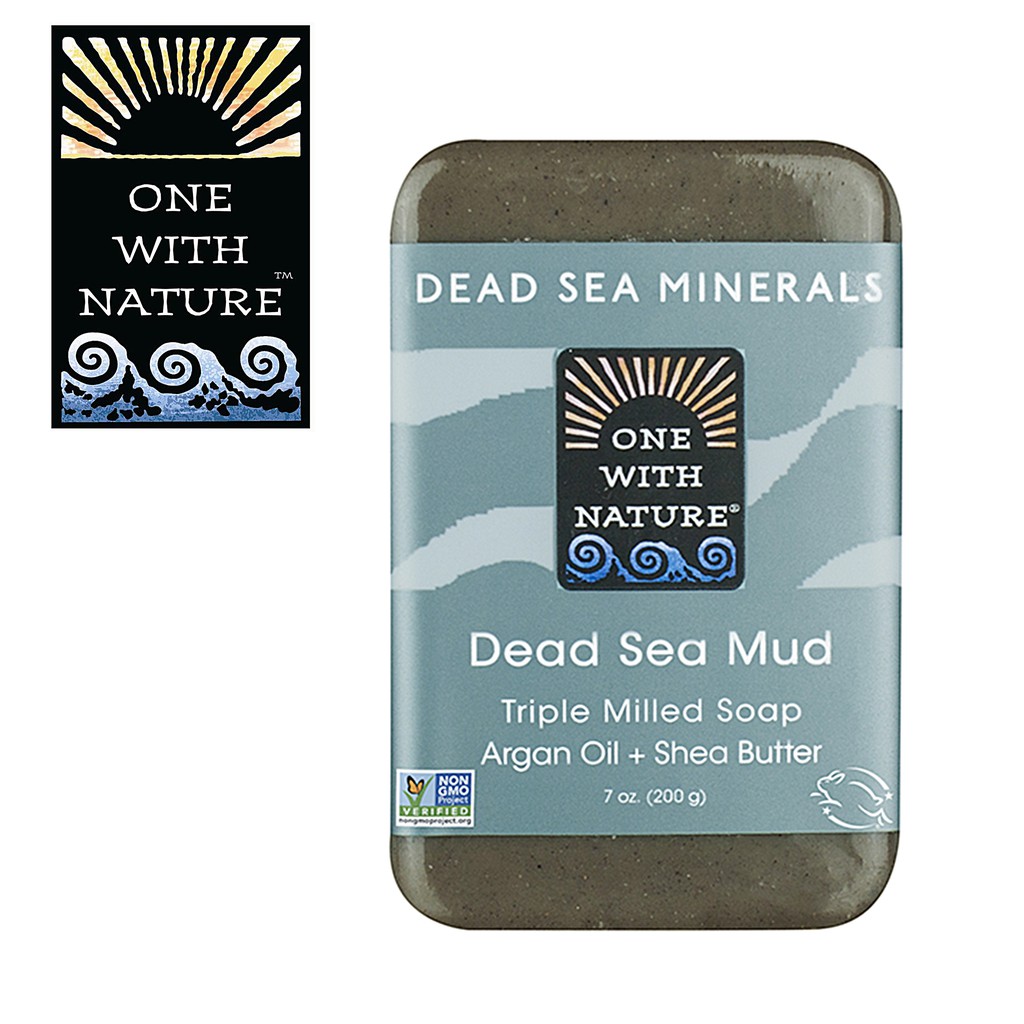 Xà phòng chiết xuất bùn khoáng One With Nature Dead Sea Mud Soap - 200g