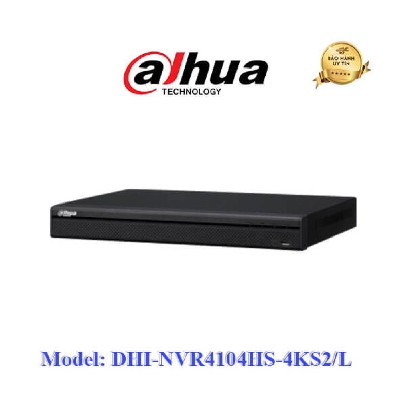 Đầu Ghi hình 4 kênh IP DAHUA NVR4104HS-4KS2/L NVR4104 (chính hãng Dahua VN)