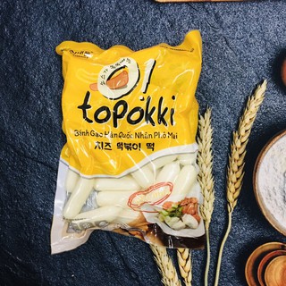 Bánh gạo tokbokki Hàn Quốc nhân phô mai 500g
