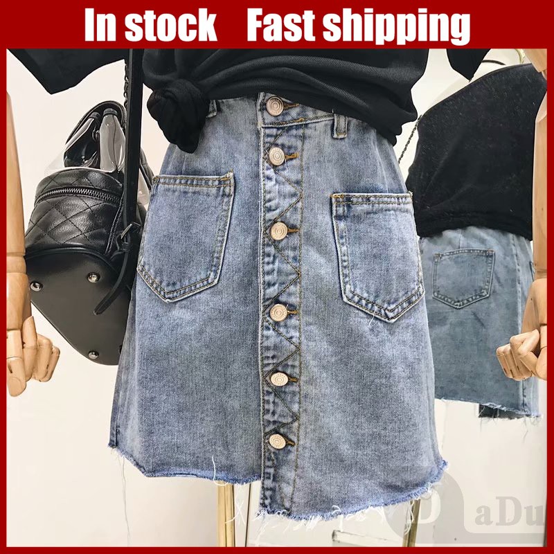 Chân Váy Ngắn Dáng Chữ A Lưng Cao Chất Liệu Cotton Phong Cách Hàn Quốc Thời Trang Cho Nữ