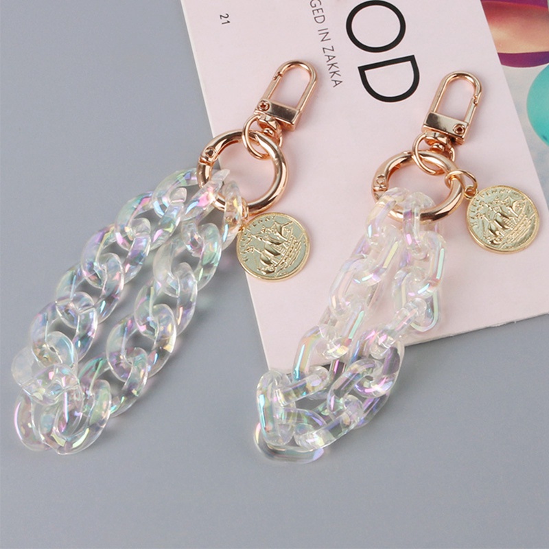 Móc chìa khóa bằng nhựa acrylic nhiều màu sắc độc đáo