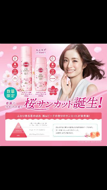 Kem Chống Nắng dạng xịt Kose Hoa Anh Đào Suncut UV Protect Spray 90G