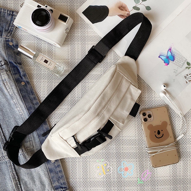Túi Bao Tử Street Style Phong Cách Phối Khóa Cài Ngang Cực Chất P1850