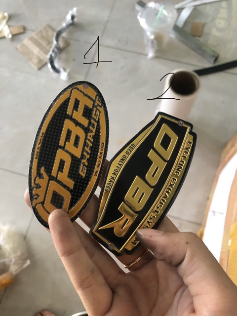 Tem nhôm ORBR, K1 SPEED, King Drag có sẵn keo 3M