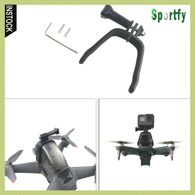 Sportfy Camera Top Mount Bracket Holder Fix Adapter for DJI FPV Drone Quadcopter