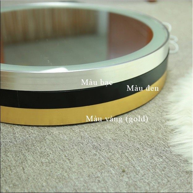 GƯƠNG TRÒN TREO TƯỜNG KHUNG NHÔM SMHOME GTT01